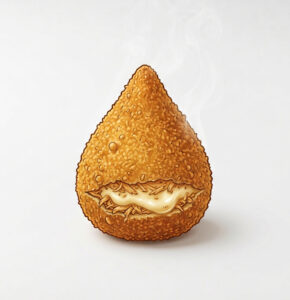 Coxinha de Frango com Chedar (100g cru)